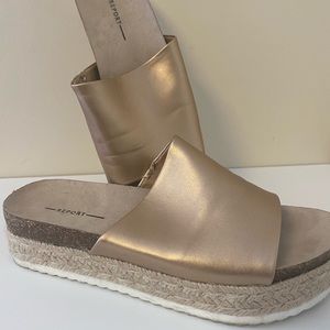 Gold Platform Sandals